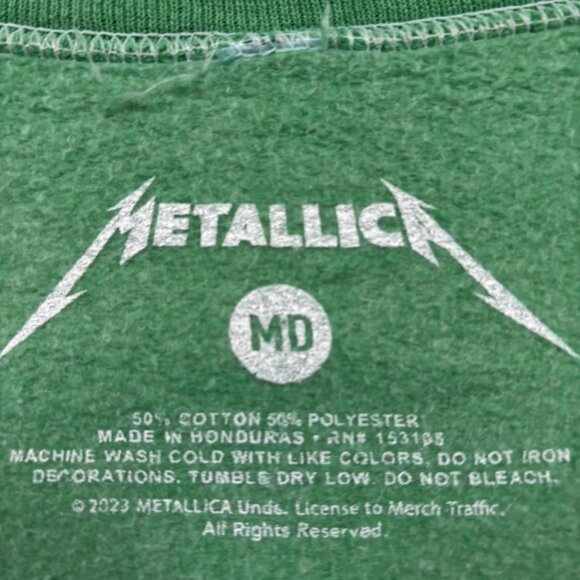 Metallica Live in Concert 92 Oversize Heavy Metal Crewneck M - Picture 4 of 4